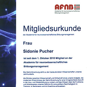 Mitgliedsurkunde